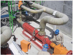 單螺桿泵安裝調(diào)試現(xiàn)場(chǎng)